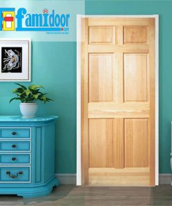 Cửa gỗ tự nhiên 06A tại Showroom Famidoor mang vẻ đẹp của tự nhiên, khi lắp đặt cửa gỗ cũng sẽ hiển thị các biểu tượng của vân gỗ nhìn đẹp và có sự lôi cuốn.