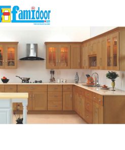 Tủ kệ bếp KP3 tại Showroom Famidoor cđược làm từ những chất liệu vô cùng cao cấp, đảm bảo về độ bền và khả năng chống chịu tốt nhất trước những tác động từ môi trường bên ngoài.