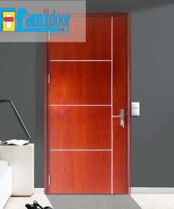 Cửa gỗ MDF MELAMINE P1R4b XOAN ĐÀO tại Showroom Famidoor có tính năng ưu việt là dễ định hình hoa văn cho mọi sản phẩm phức tạp.