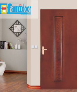 Cửa gỗ HDF MDF.P1-C12 ở Showroom Famidoor có tính ổn định và mật độ gỗ mịn.