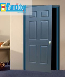 Cửa gỗ HDF MDF.6A-C14 ở Showroom Famidoor có tính ổn định và mật độ gỗ mịn.