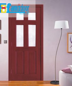 Cửa gỗ HDF MDF.6G4-C12 ở Showroom Famidoor có tính ổn định và mật độ gỗ mịn.