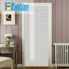 Cửa gỗ HDF MDF.6GL-C1 ở Showroom Famidoor có tính ổn định và mật độ gỗ mịn.