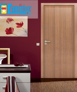 Cửa gỗ MDF LAMINATE L6 tại Showroom Famidoor thuộc dòng sản phẩm cửa gỗ công nghiệp MDF phủ nhựa.