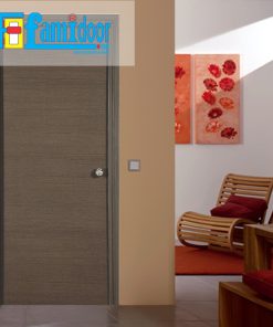 Cửa gỗ MDF LAMINATE M1N tại Showroom Famidoor thuộc dòng sản phẩm cửa gỗ công nghiệp MDF phủ nhựa.