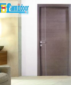 Cửa gỗ MDF LAMINATE M1R2A tại Showroom Famidoor thuộc dòng sản phẩm cửa gỗ công nghiệp MDF phủ nhựa.