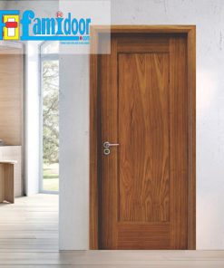 Cửa gỗ MDF LAMINATE M1R4 tại Showroom Famidoor thuộc dòng sản phẩm cửa gỗ công nghiệp MDF phủ nhựa.