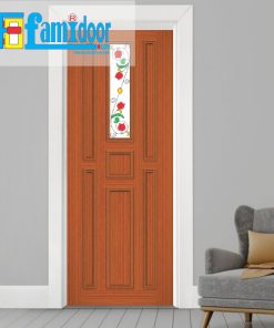 Cửa nhựa giả gỗ MB56 ở Showroom Famidoor được làm từ bột gỗ và bột nhựa kèm với keo đặc biệt ép nén ở áp suất cao và nhiệt độ cao tạo nên thanh nhựa cứng cáp, chịu lực tốt, chống thấm nước, chống mối mọt.