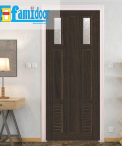 Cửa nhựa gỗ ghép thanh NG C23 ở Showroom Famidoor có độ bền rất cao và nhiều tính năng ưu việt đáp ứng yêu cầu kỹ thuật cũng như thời tiết tại Việt Nam.