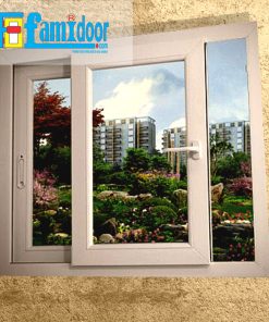 Cửa nhựa lõi thép FMD-UW06 ở Showroom Famidoor được sản xuất trên dây chuyền thiết bị hiện đại, công nghệ tiên tiến theo tiêu chuẩn Châu Âu
