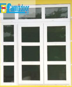 Cửa nhựa lõi thép FMD-UW08 ở Showroom Famidoor được sản xuất trên dây chuyền thiết bị hiện đại, công nghệ tiên tiến theo tiêu chuẩn Châu Âu