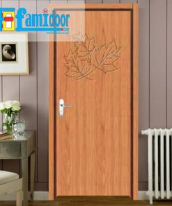 Cửa gỗ cao cấp PVC 1159 ở Showroom Famidoor được phủ một lớp nhựa PVC cao cấp vân gỗ trên bề mặt.