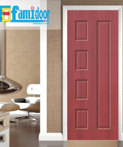 Cửa nhựa gỗ SUNGYU SYA 441 ở Showroom Famidoor được làm từ hạt nhựa và bột gỗ để tạo nên cửa nhựa gỗ giống như gỗ thật và có khả năng chịu được nước.
