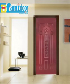 Cửa nhựa gỗ SUNGYU SYA 445 ở Showroom Famidoor được làm từ hạt nhựa và bột gỗ để tạo nên cửa nhựa gỗ giống như gỗ thật và có khả năng chịu được nước.