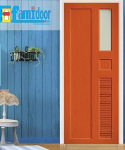 Cửa nhựa vân in fmd 01 tại Showroom Famidoor được làm từ những hạt nhựa cao cấp