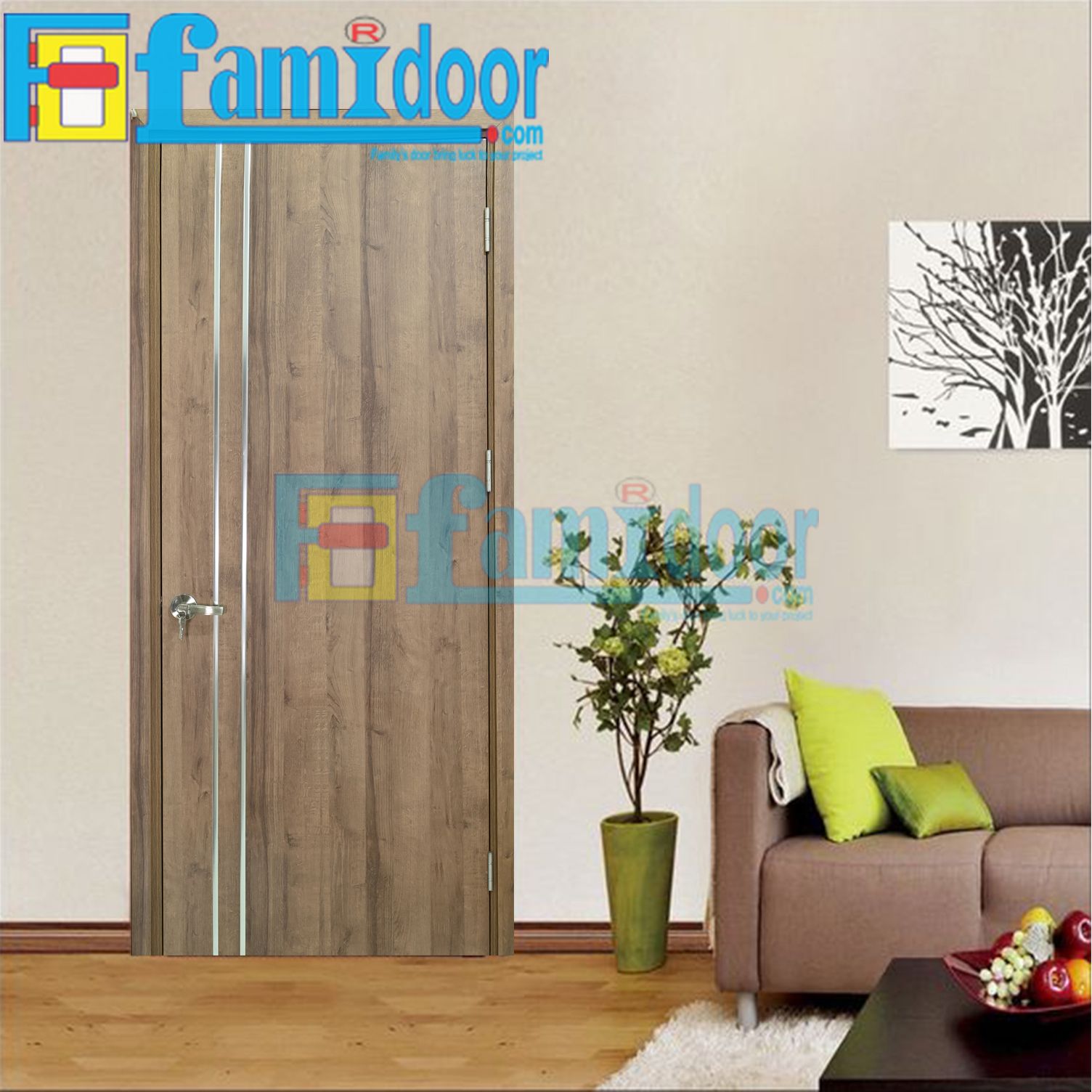 CỬA GỖ MDF.LP1R2-WALNUT