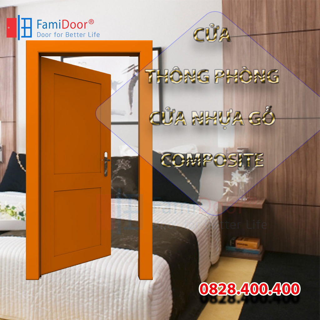 Có nên lựa chon cửa thông phòng nào cho hợp lý - cửa nhựa gỗ Composite