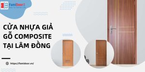 cửa nhựa giả gỗ composite tại lâm đồng